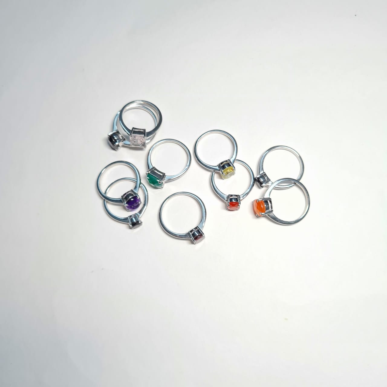 Vibrant Orange Gemstone Ring