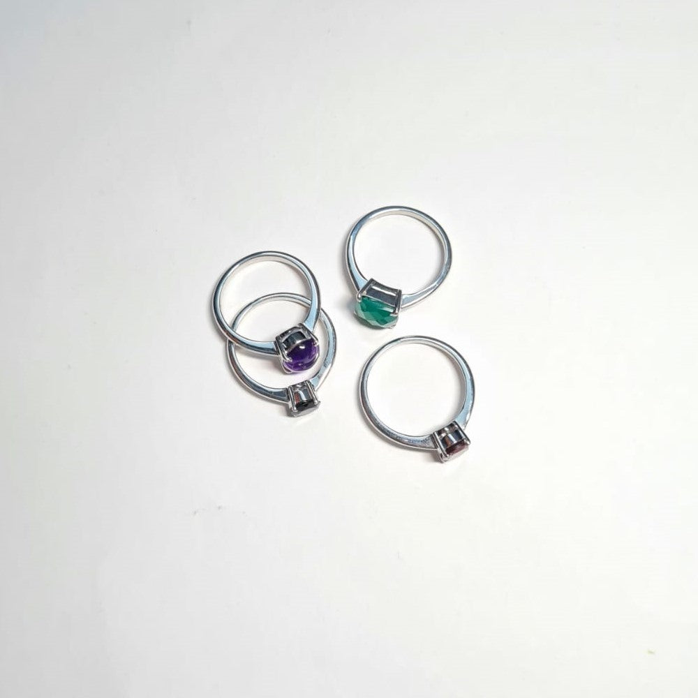 Timeless Black Gemstone Ring