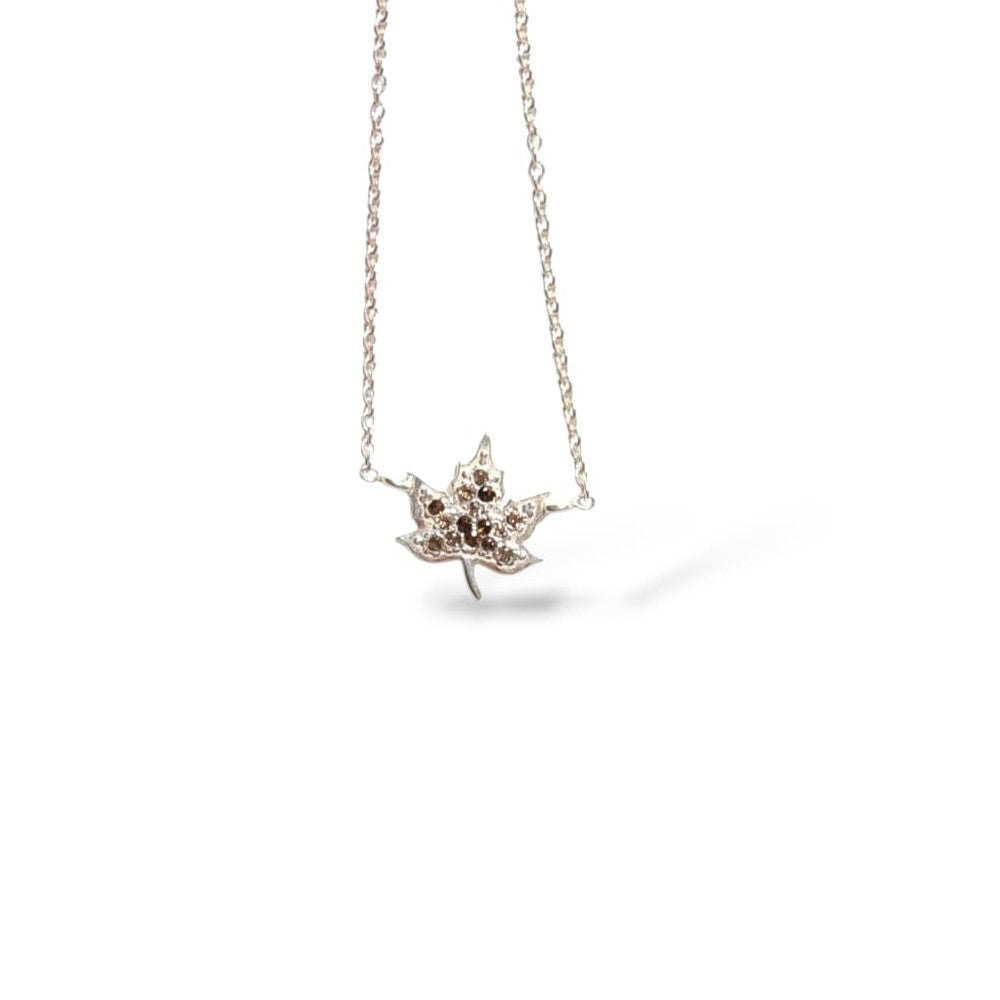 Maple Leaf Charm Necklace