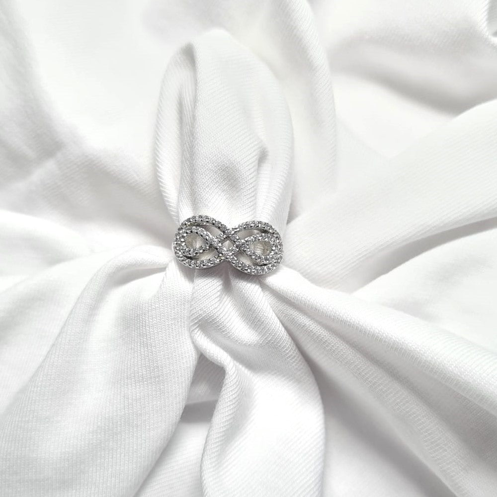 Infinity Pave Ring
