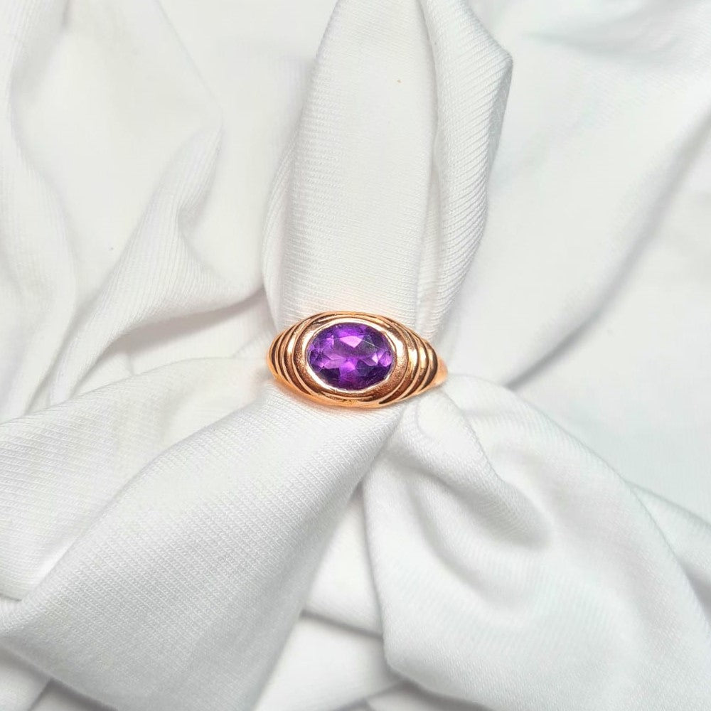 Purple Signet Ring