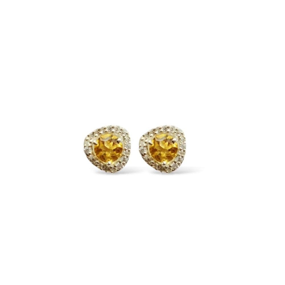 Round Halo Studs