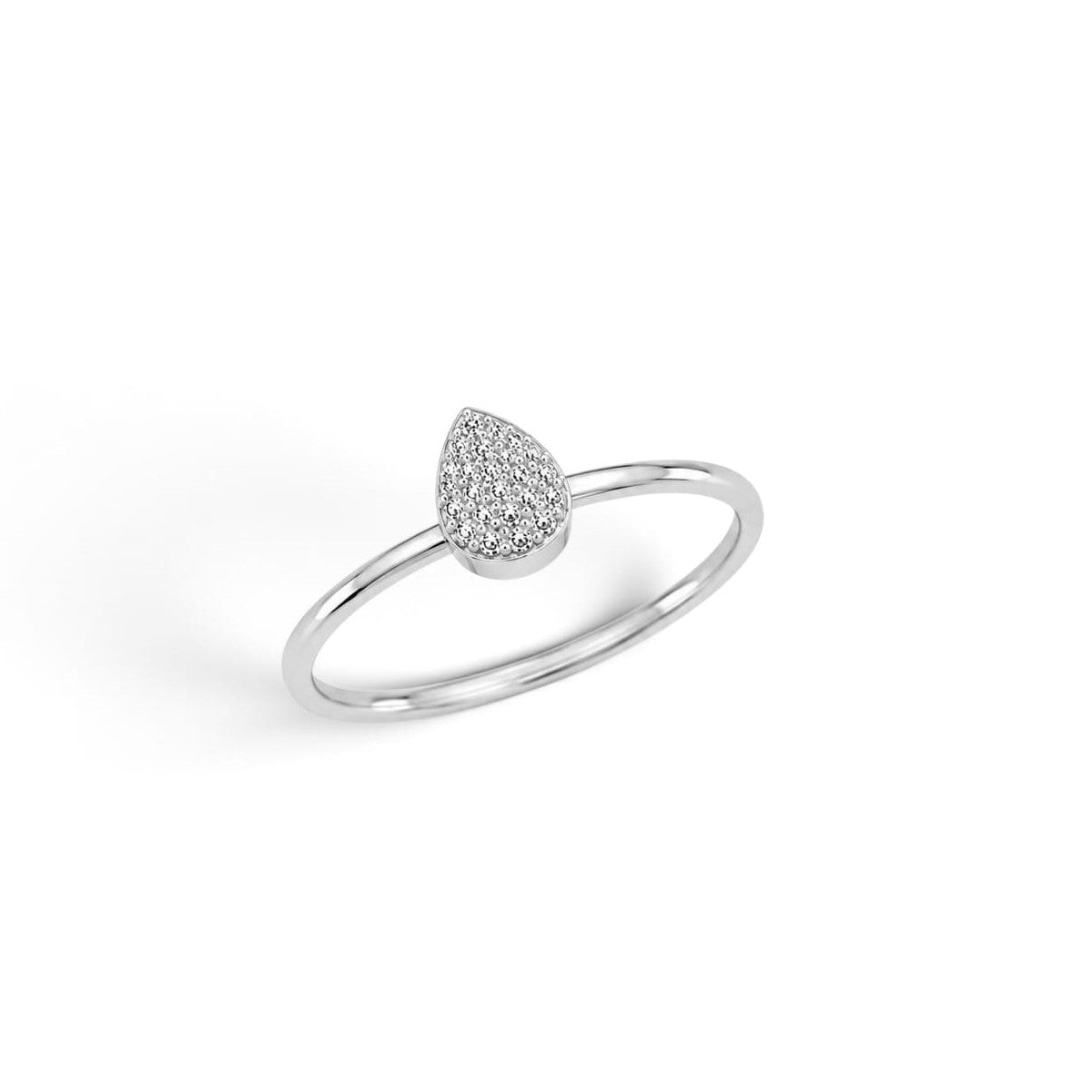 Drop Pave Ring