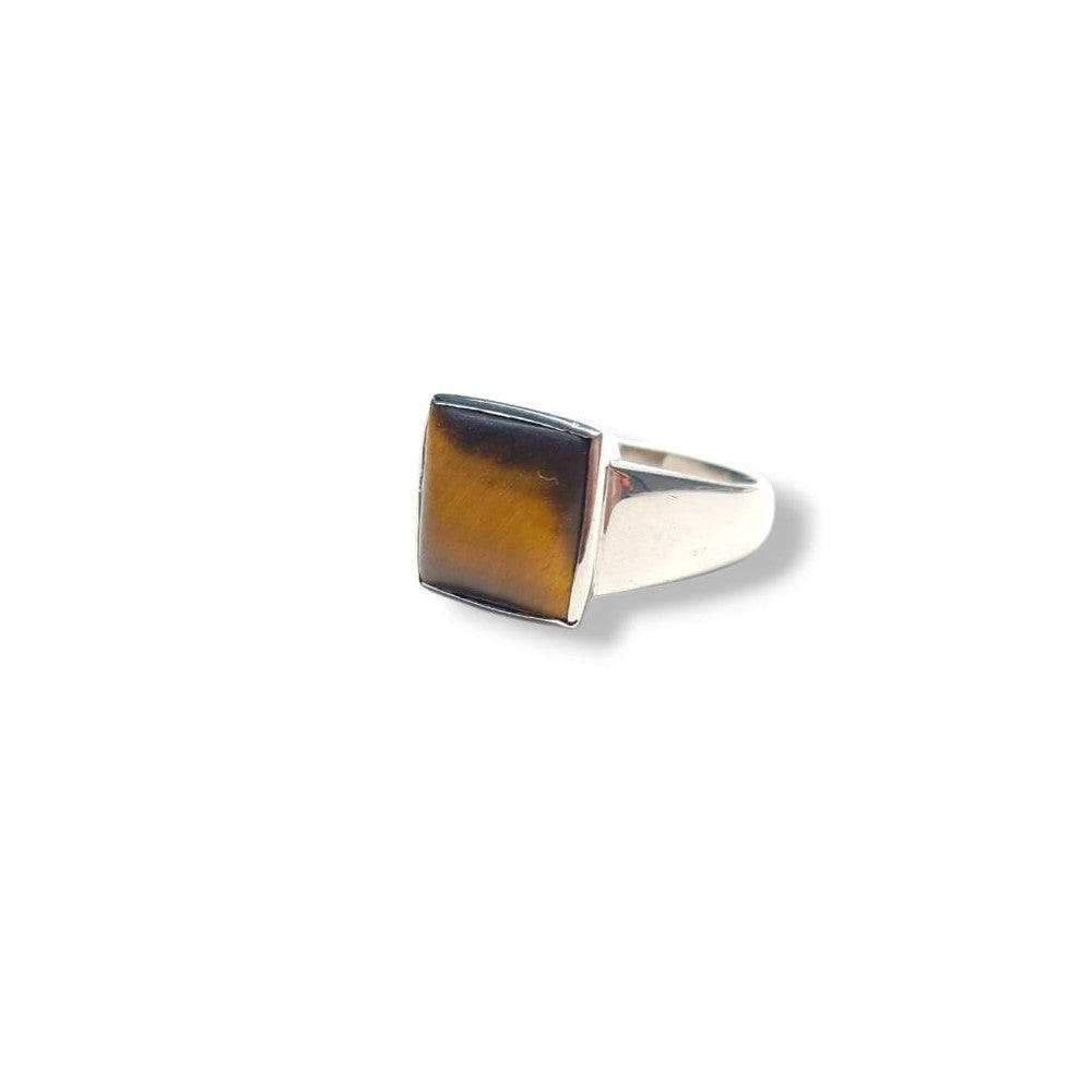 Men's Brown Gemstone Ring