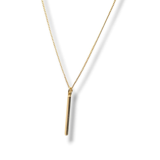 Silver Bar Necklace