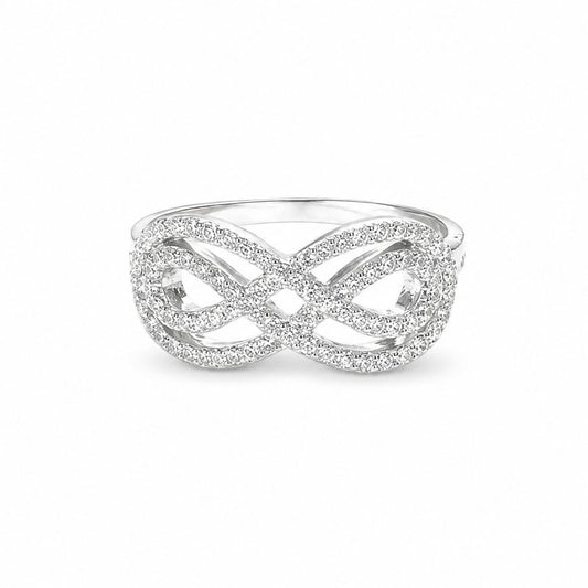 Infinity Pave Ring