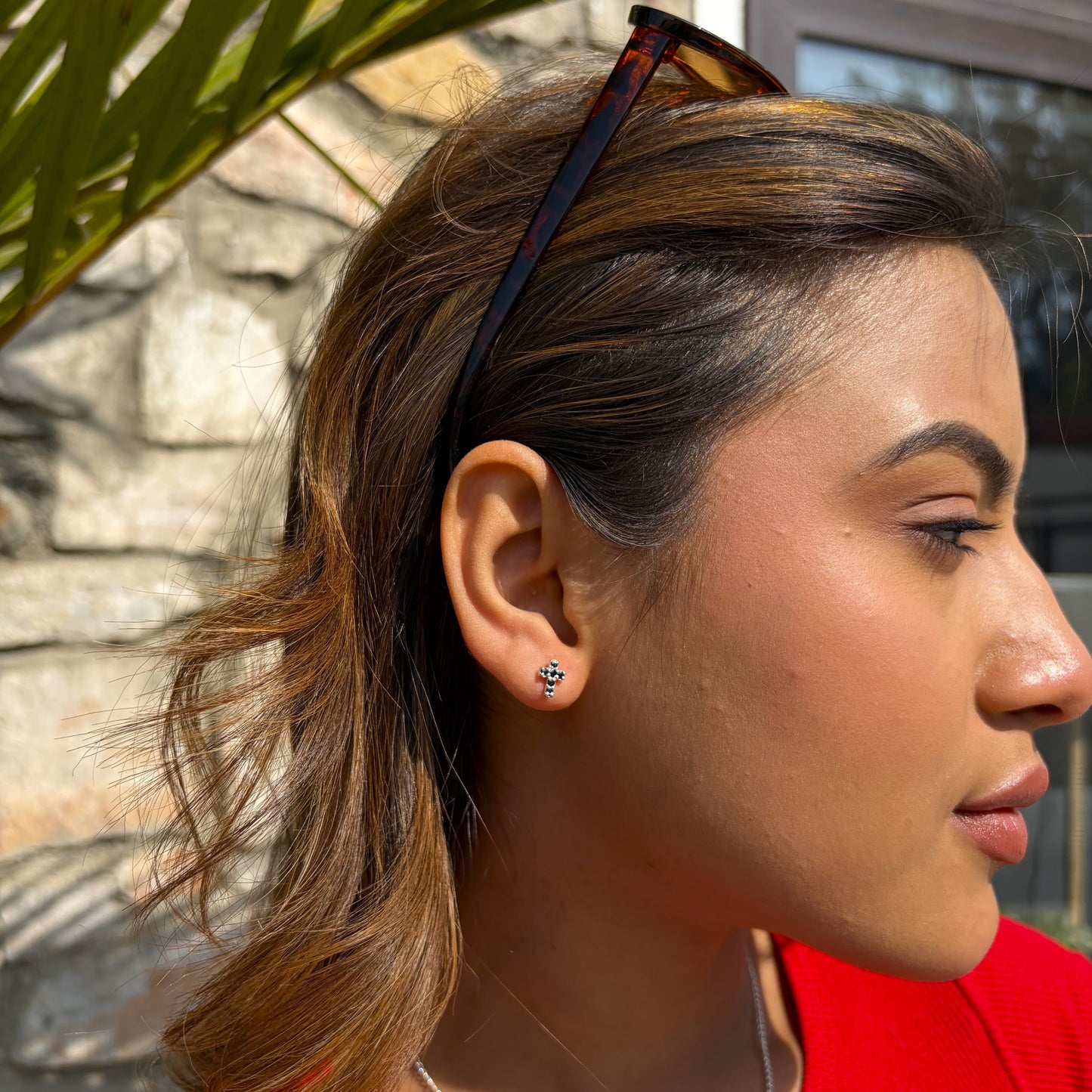 Mini Cross Studs