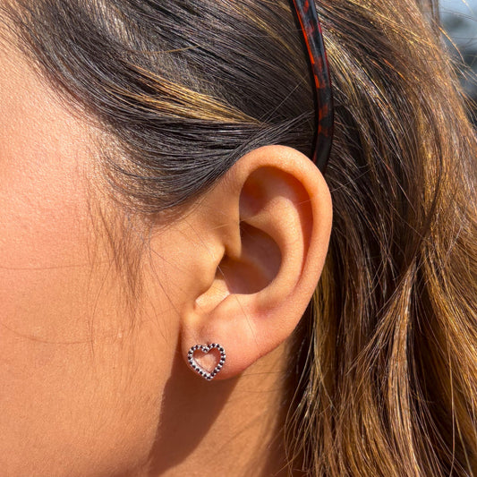 Mini Heartline Studs