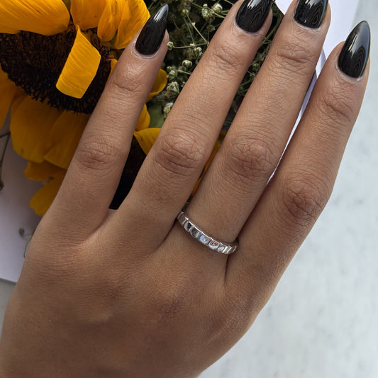 Eternity Line Silver Band