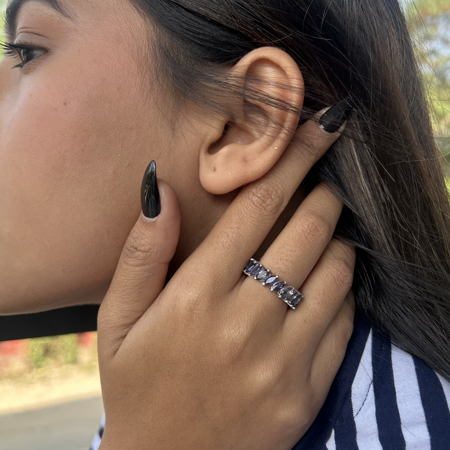 Eternity Marquise Birthcolor Band