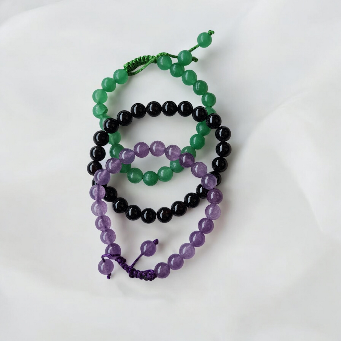 3- Pack Gemstone Bracelets