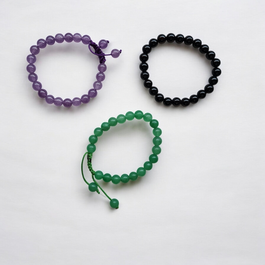 3- Pack Gemstone Bracelets