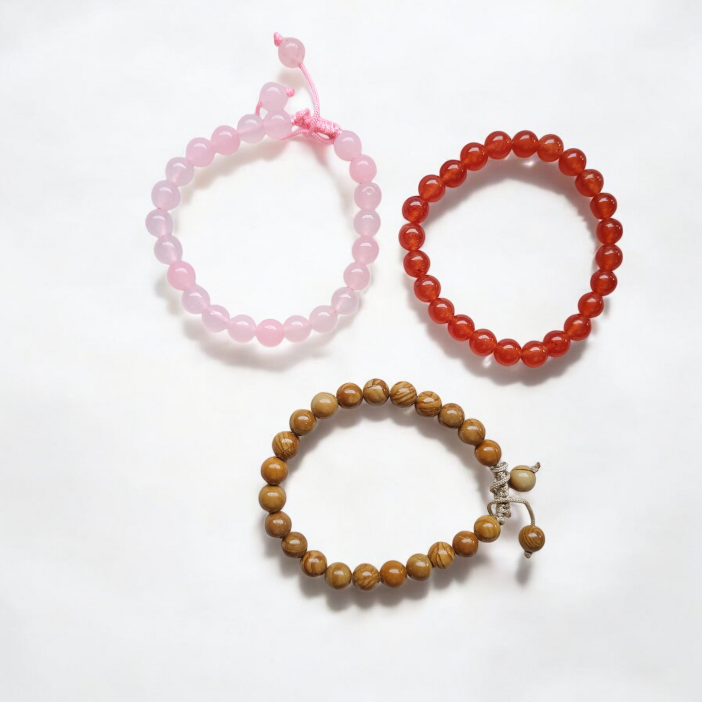 3- Pack Gemstone Bracelets
