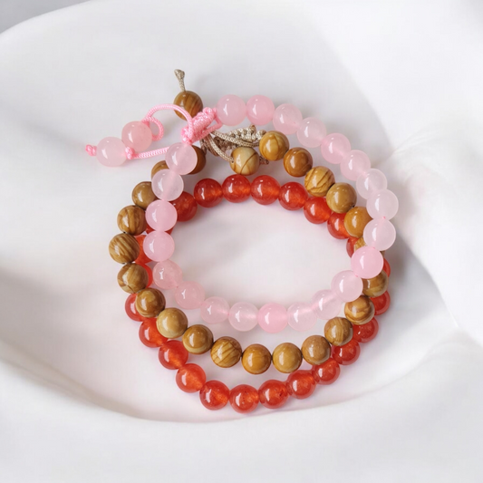 3- Pack Gemstone Bracelets