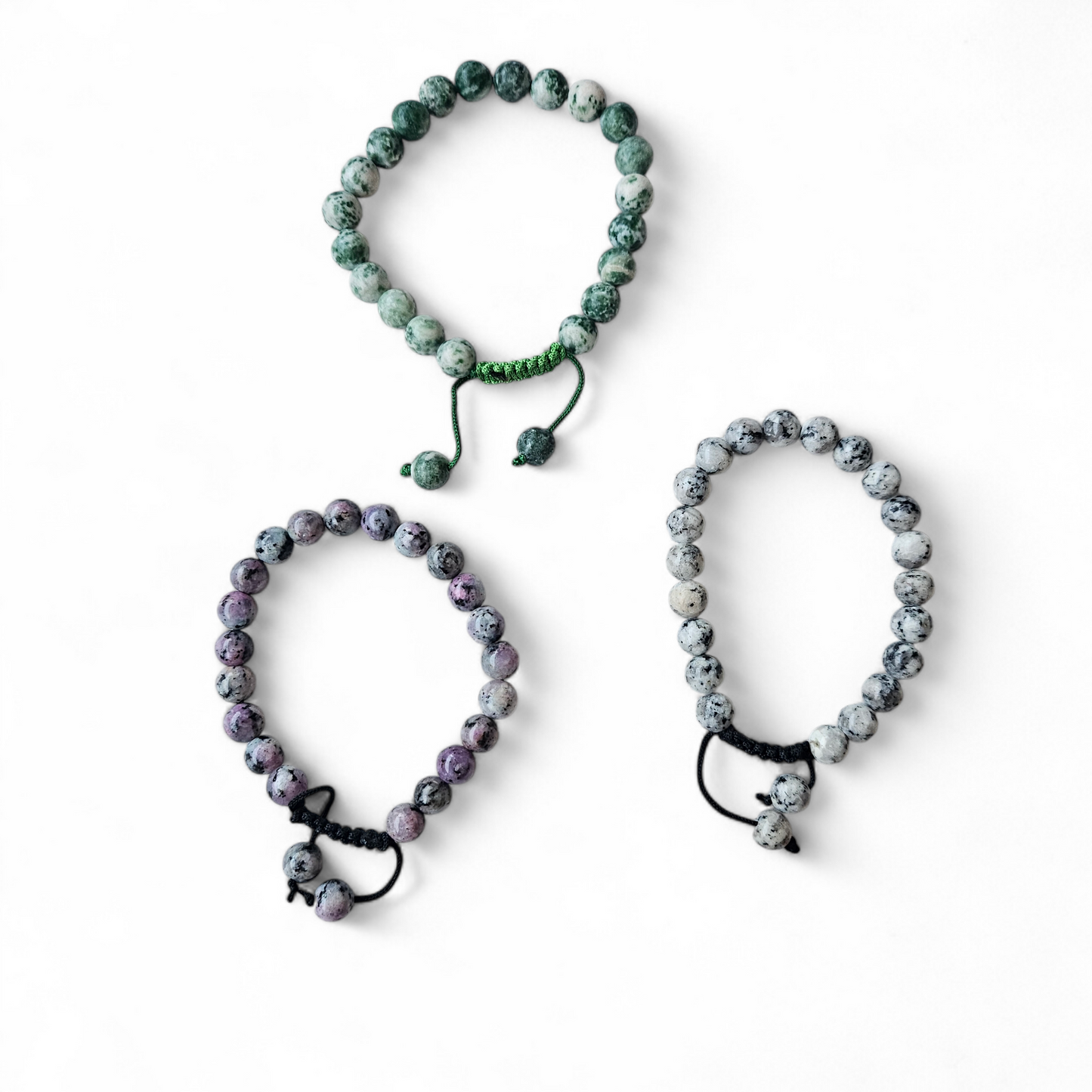3- Pack Gemstone Bracelets