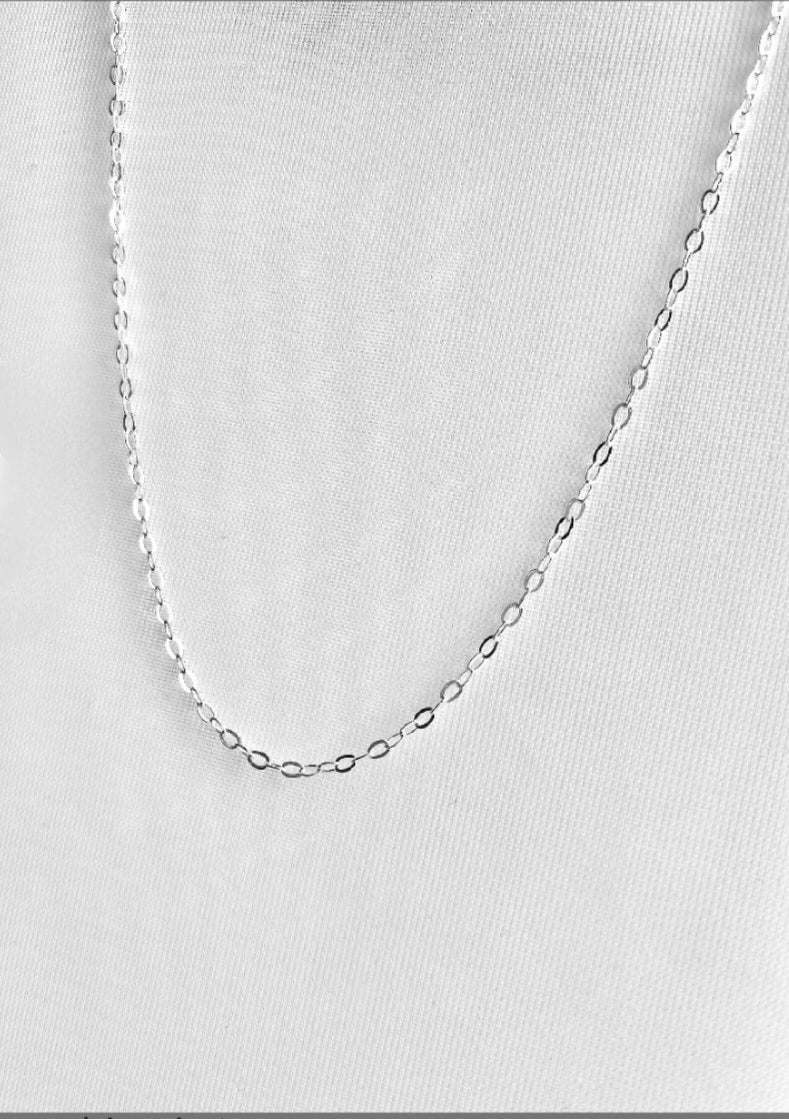 Silver Dainty Chain Necklace