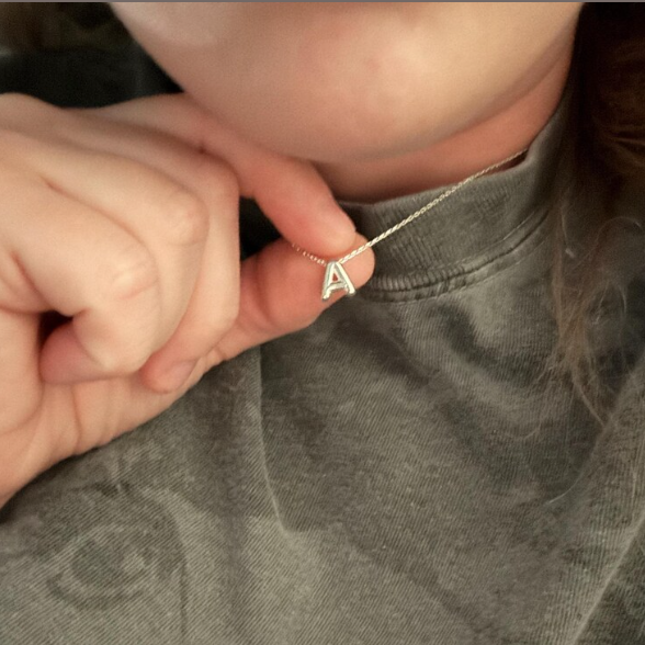 Personalised Bubble Initial Necklace