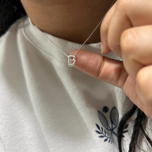 Personalised Bubble Initial Necklace