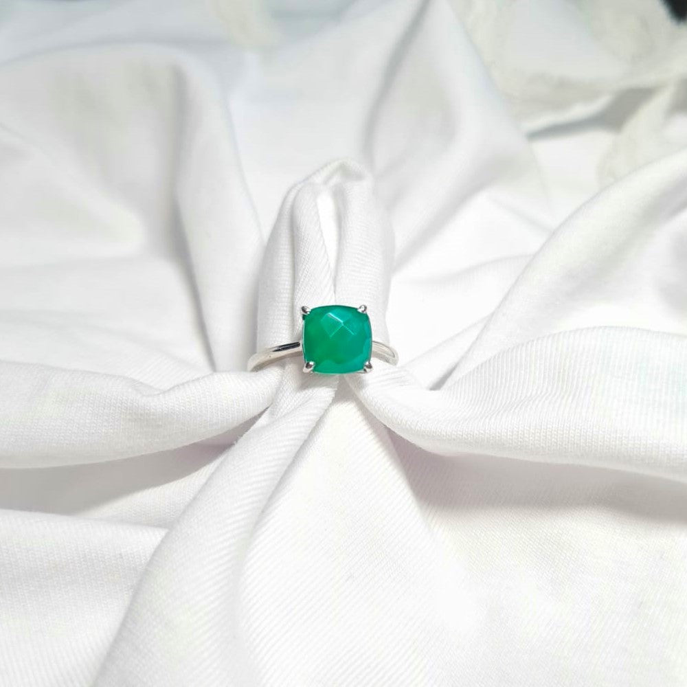 Classic Green Gemstone Ring