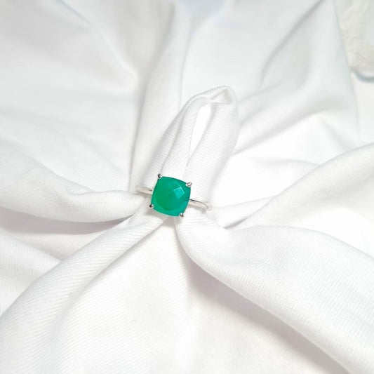 Classic Green Gemstone Ring