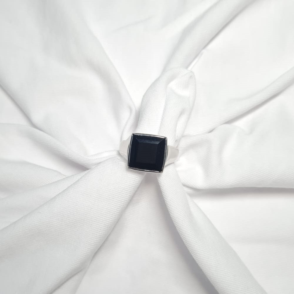 Black Onyx Signet Ring