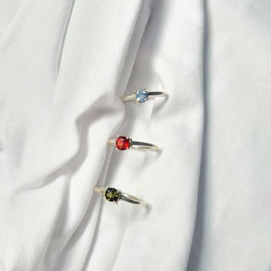 Round Birthcolor Ring