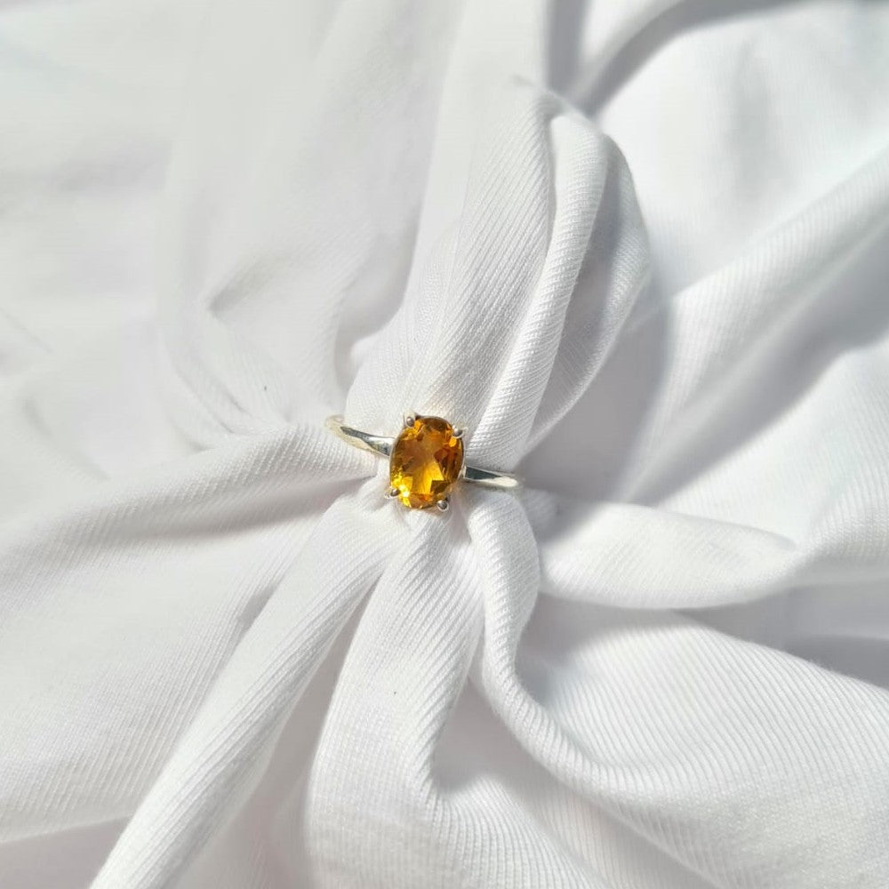 Oval Birthcolor Ring