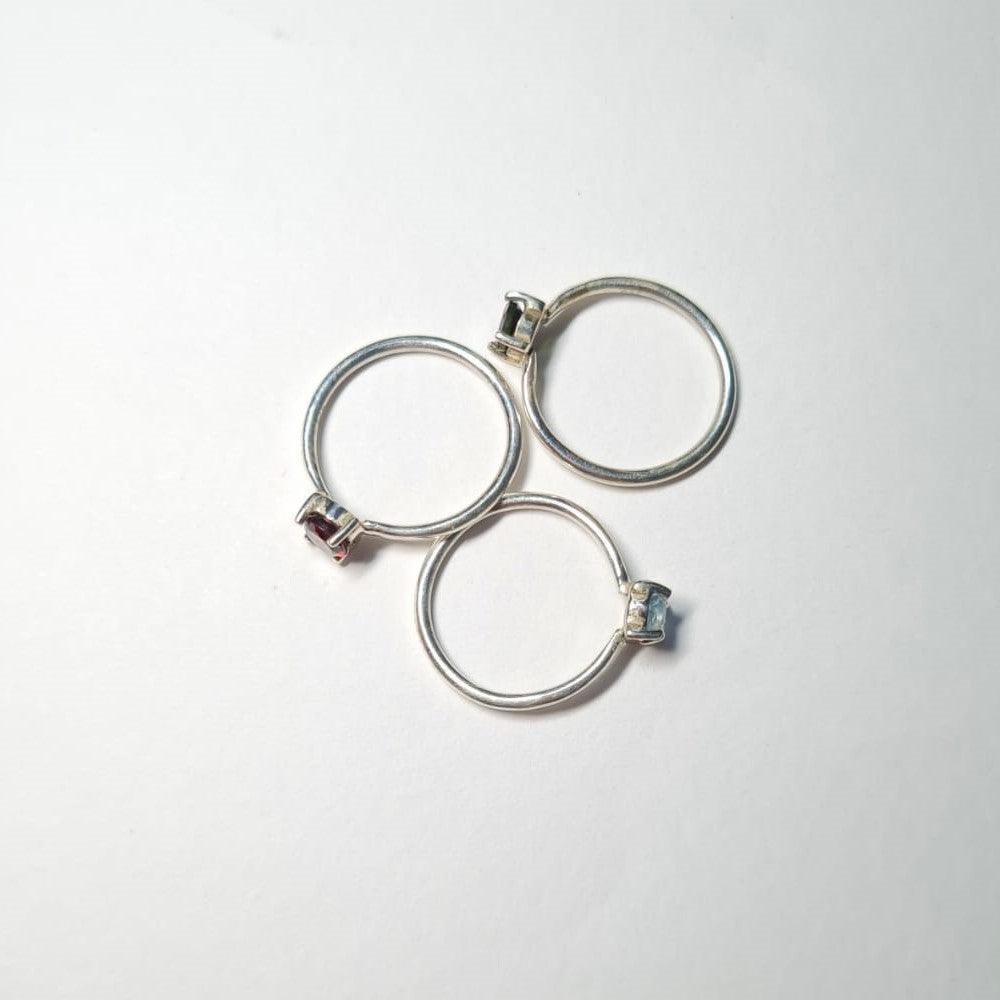 Round Birthcolor Ring