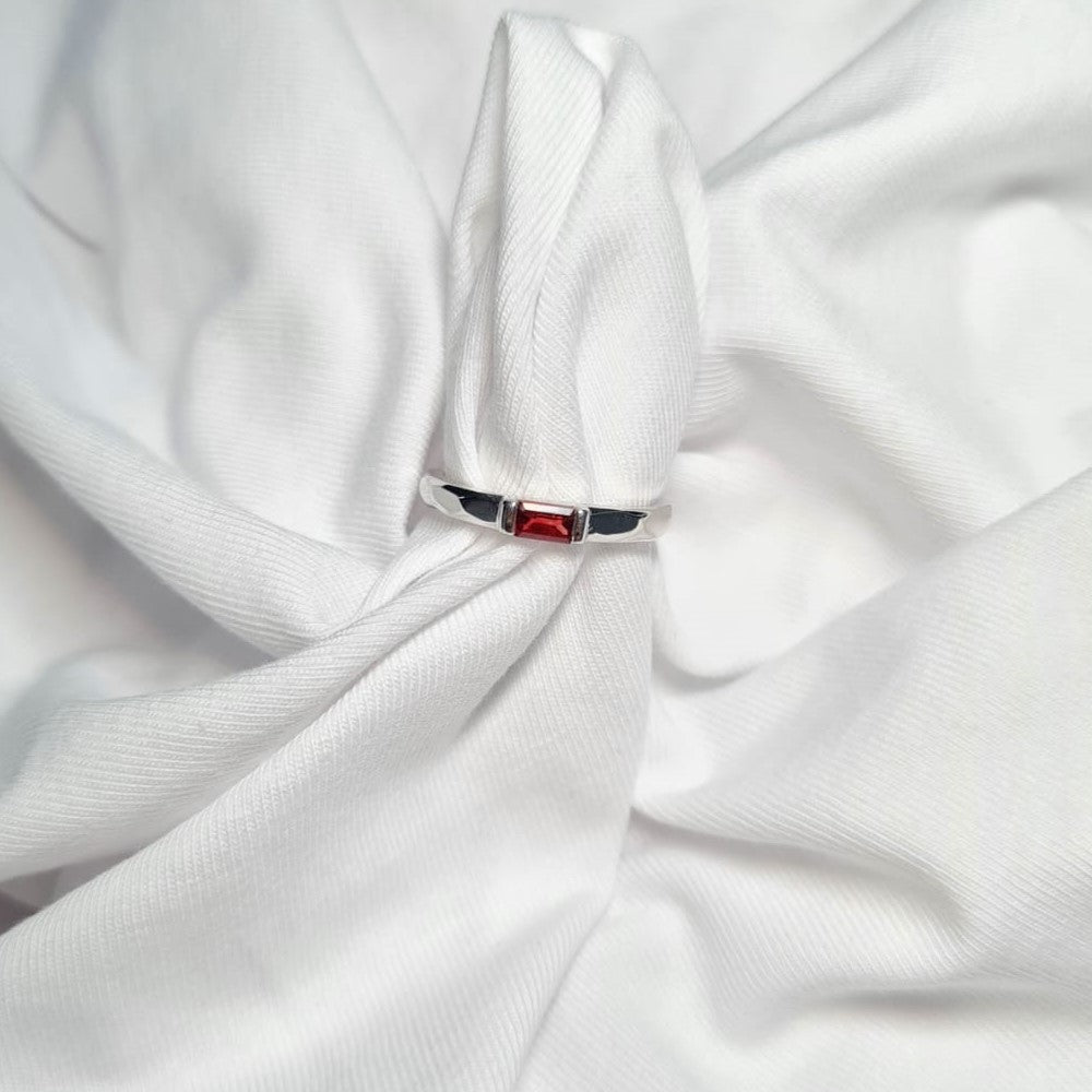 Baguette Birthcolor Ring