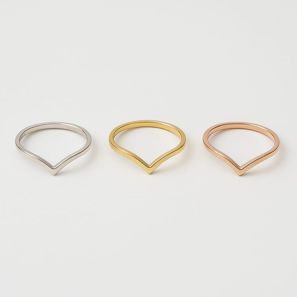 925 Silver Wishbone Ring