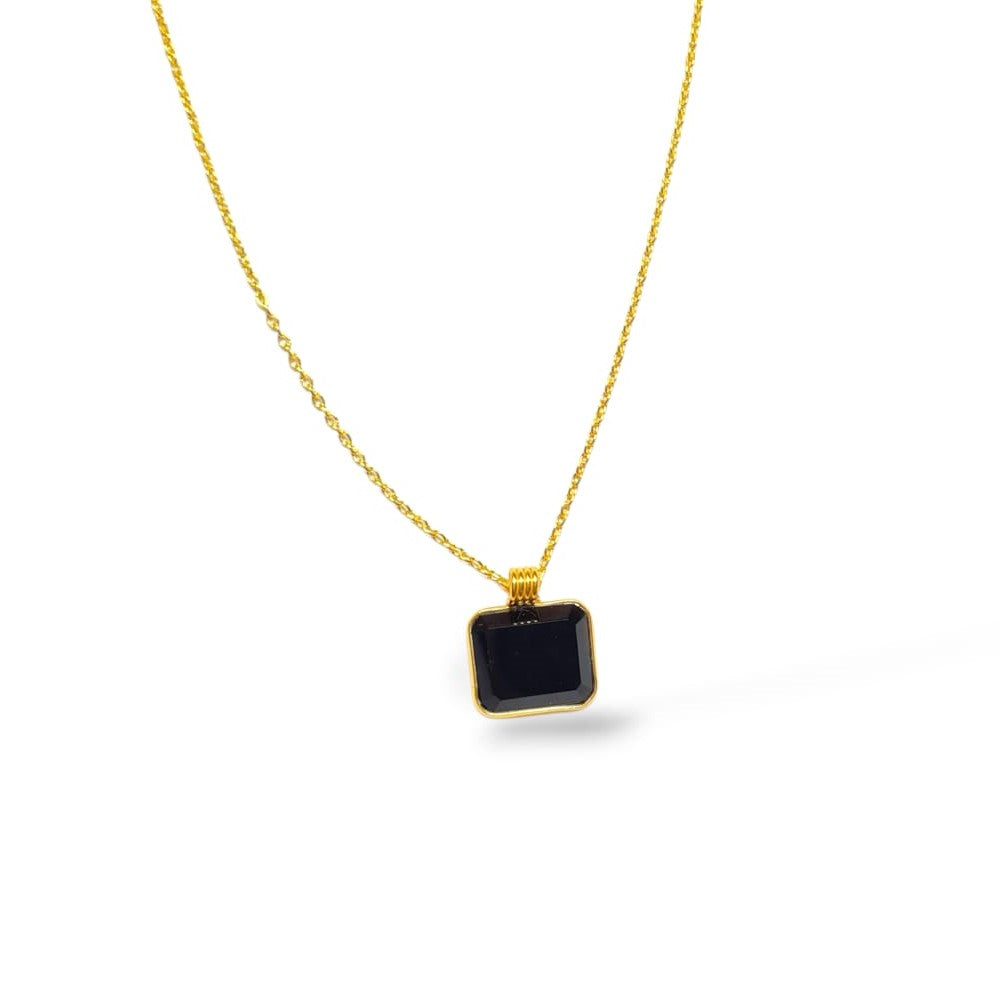 Bold in Black Necklace
