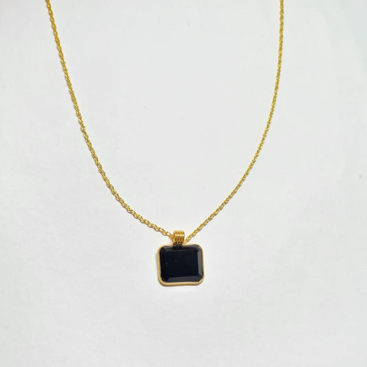 Bold in Black Necklace