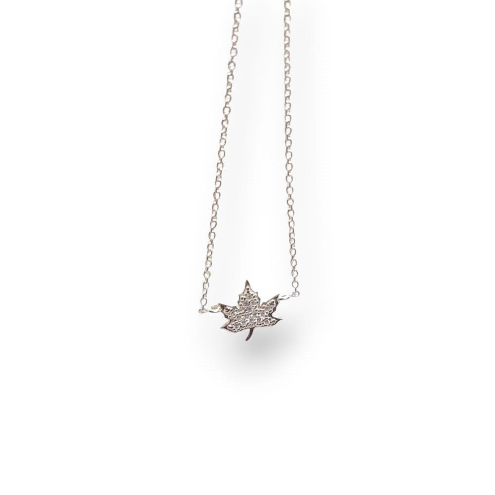Maple Leaf Charm Necklace