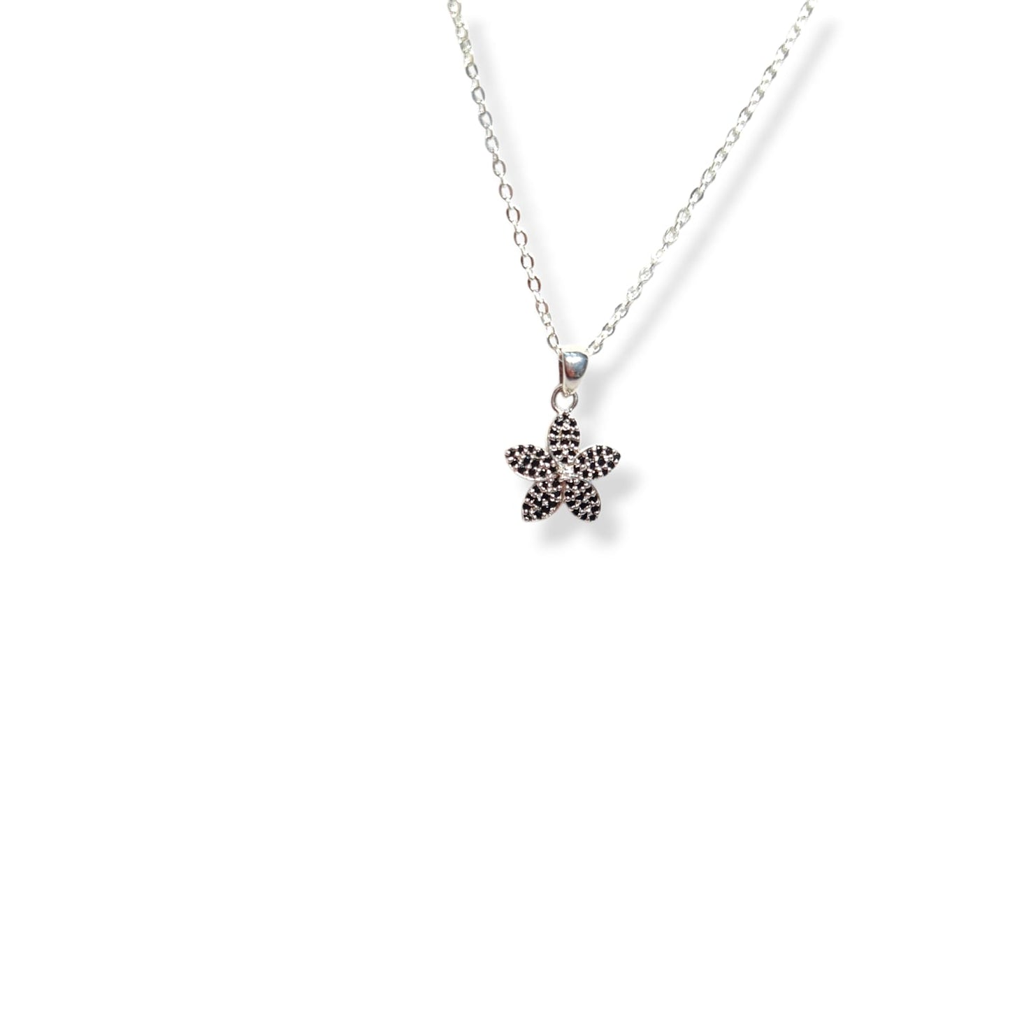 Emerald Bloom Pendant with chain