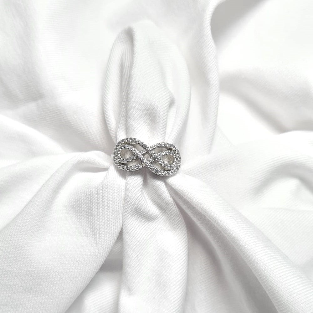 Infinity Pave Ring