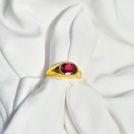 Bold Aura Signet Ring