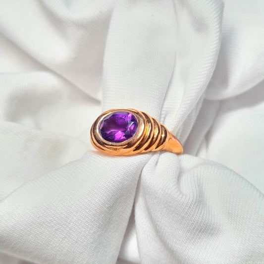 Purple Signet Ring