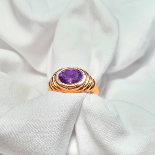 Purple Signet Ring