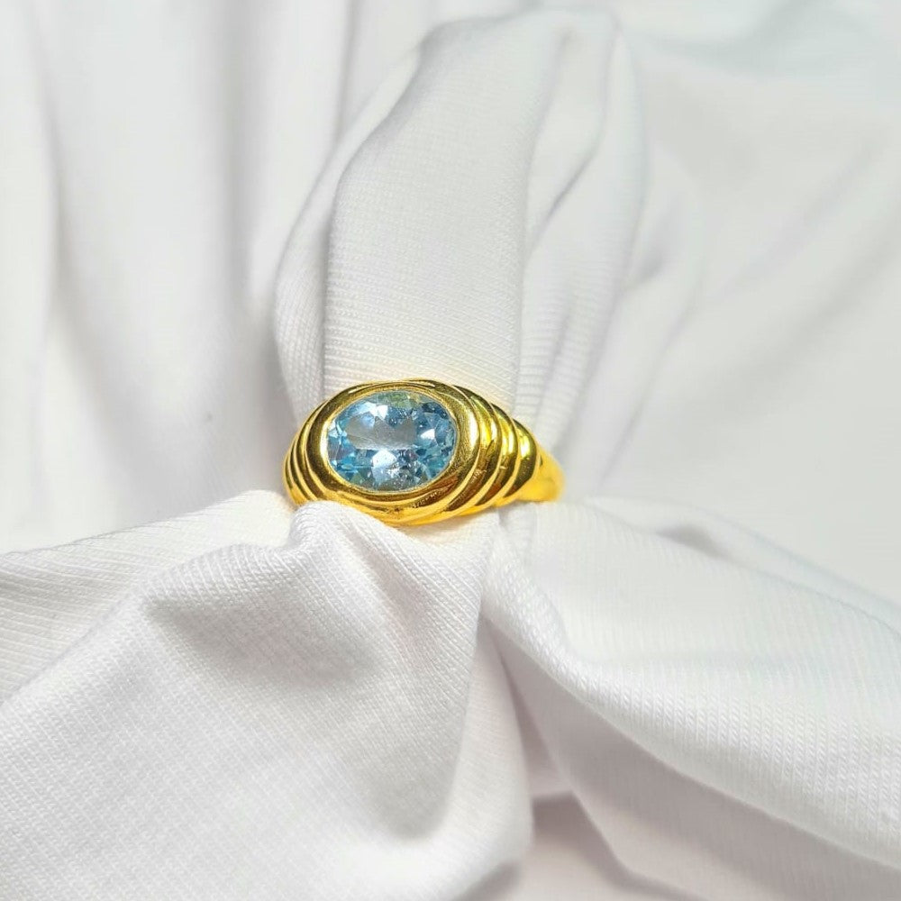 Blue Signet Ring