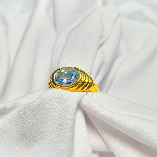 Blue Signet Ring