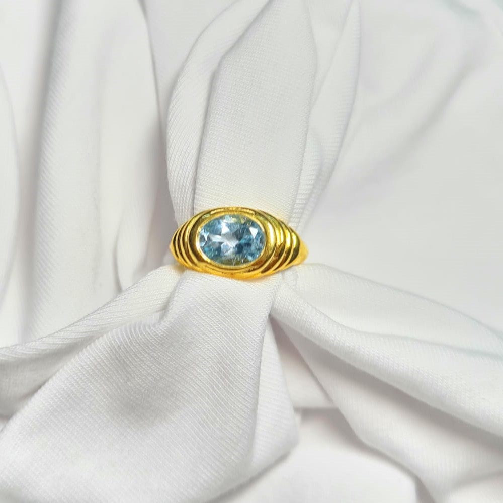 Blue Signet Ring