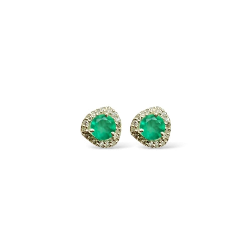 Round Halo Studs