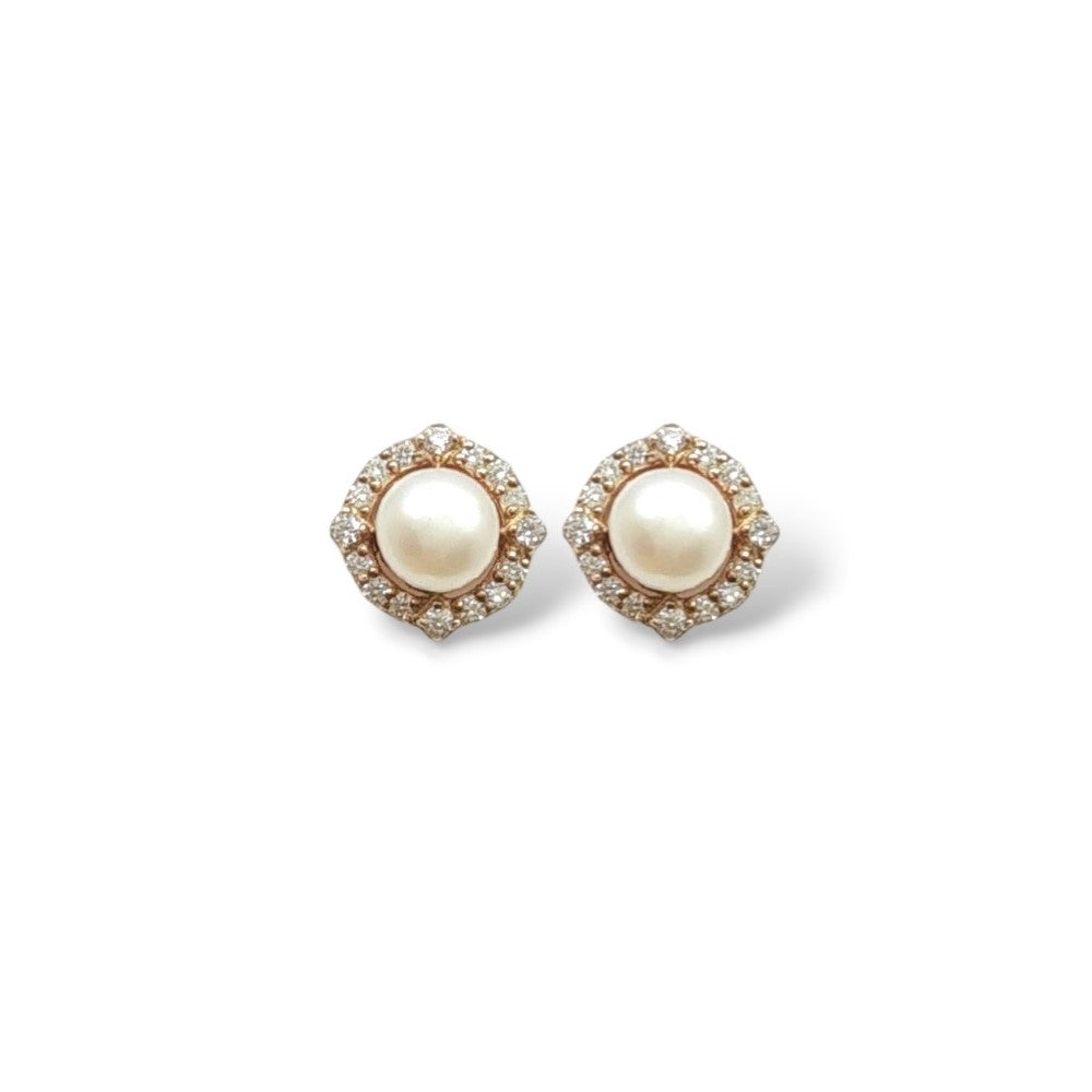 Forever Pearl Earrings Silver