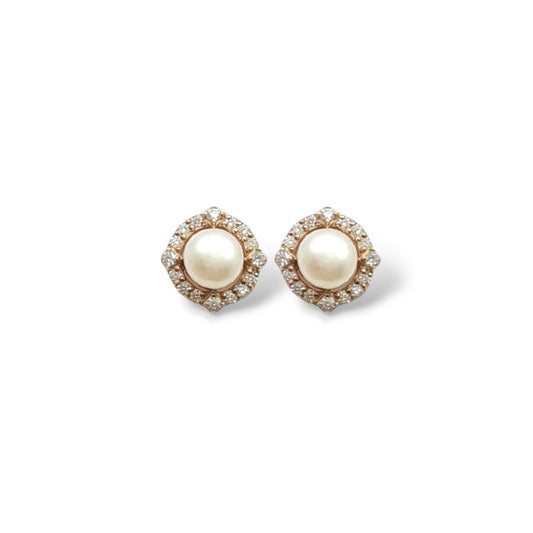 Forever Pearl Earrings Silver