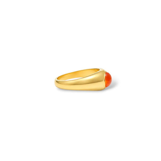 Orange Signet Ring