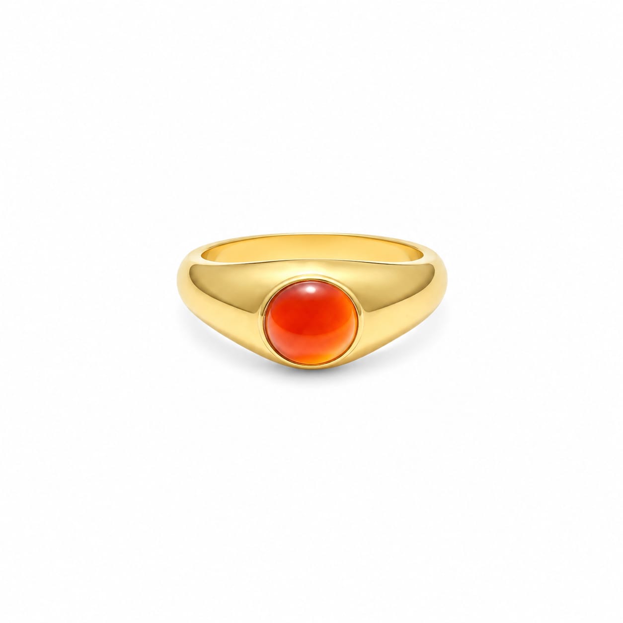 Orange Signet Ring
