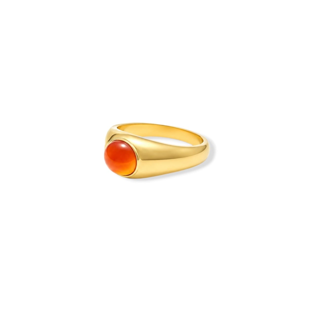 Orange Signet Ring