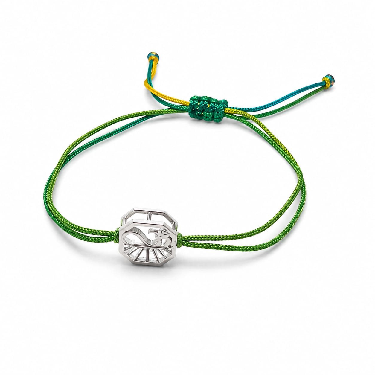OM Convertible Silver Rakhi