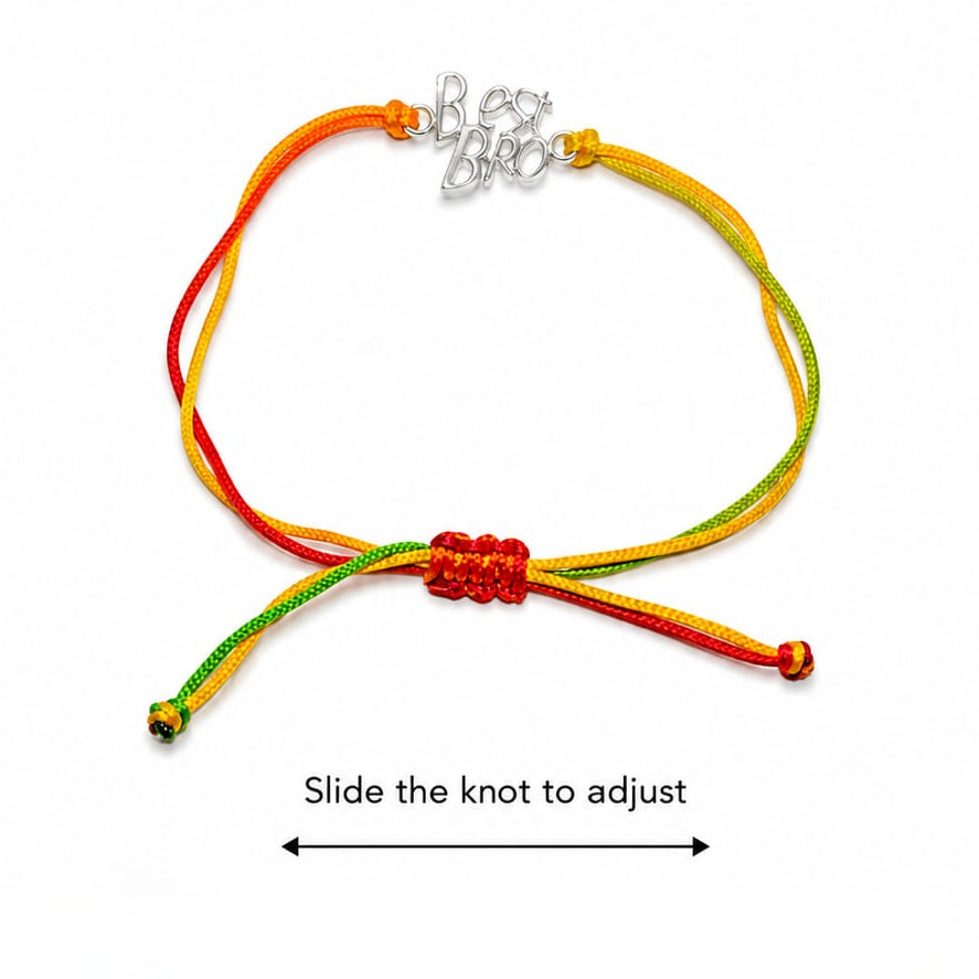 Best Bro Silver Rakhi