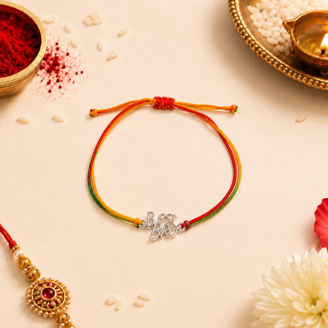 Best Bro Silver Rakhi